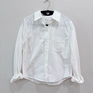 Aritzia Wilfred Free White Collared Shirt